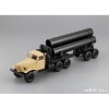 ZIL-157/TV-5 Truck with trailer for delivery big pipes (Beige)