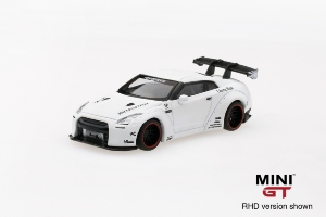 NISSAN LB WORKS  GT-R R35 Type1, Rear Wing Ver1 Matte White (LHD)