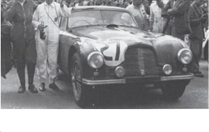 ASTON MARTIN DB2 n°27 13ème 24H Le Mans 1951 P. Clarke – J. Scott