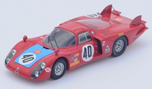 33/2 n.40 6ème 24H Le Mans 1968 M. Casoni - G. Biscaldi