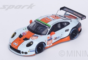 PORSCHE 911 RSR Gulf n°86 33ème 24H Le Mans 2016  M. Wainwright - A. Carroll - B. Barker