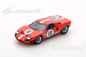 FORD GT40 N°18 24H Le Mans 1967- U. Maglioli - M. Casoni