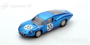 ALPINE A110 N°55 Le Mans 1965 J. Cheinisse - J-P. Hanrioud