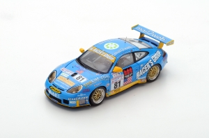 PORSCHE 996 GT3 RS N°81 24H Le Mans 2002- K. Buckler- T. Bernhard -L. Luhr