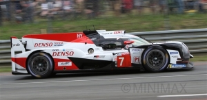 TOYOTA TS050 HYBRID N°7 2ème 24H Le Mans 2018 Conway - Kobayashi - López
