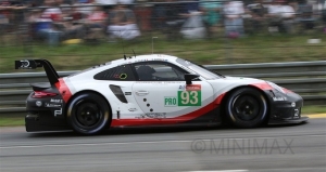 PORSCHE 911 RSR N°93 Porsche GT Team 27ème 24H Le Mans 2018 Pilet -Tandy-Bamber 