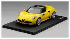 ALFA ROMEO 4C Spider Giallo Prototipo Limited 999 pcs