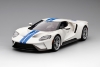 FORD GT Forzen White w/ Lightning Blue Stripe (999 ex)