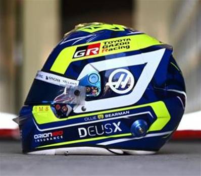 CASQUE Ollie Bearman - TGR Haas F1 Team 2026 1/5