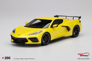 	  CHEVROLET Corvette Stingray 2020 Accelerate Yellow Metallic 1/18