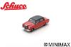 452037300 : MERCEDES-BENZ 180 Ponton Rouge et Noir 1/64 Diecast