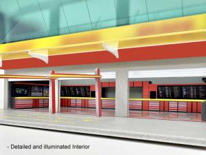 GRAND PRIX Paddock Diorama – Team Red (Fourni sans figurines) 1/64