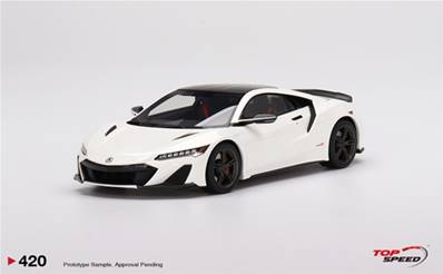 ACURA NSX Type S 2022 130R White 1/18