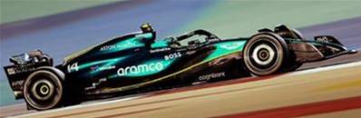 ASTON MARTIN AMR24 N°14 Aramco F1 Team  GP Arabie Saoudite 2024 Fernando Alonso 1/18