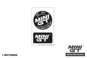 SET STICKERS Logo Mini GT Black (8x13.8cm)