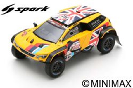 PEUGEOT 3008 DKR Maxi N°312 PH-Sport Rallye Dakar 2019  H. Hunt - W. Rosegaar