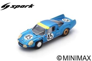  ALPINE A210 N°45 13ème 24H Le mans 1967 J. Vinatier - M. Bianchi 