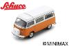 450720700 : VOLKSWAGEN T2b Campingbus Orange et Blanc 1/43 Diecast