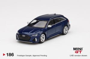 AUDI RS6 Avant  Navarra Blue Metallic LHD 1/64