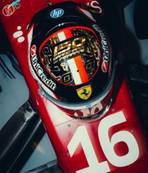 CASQUE Charles Leclerc – Scuderia Ferrari HP - GP Abu Dhabi 2025 1/5