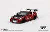 MGT00345-L : NISSAN GT-R R35 Type 2 LB&#9733;WORKS Rear Wing ver 3 Red LB Work Livery 2.0 LHD 1/64