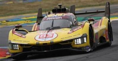 FERRARI 499P N°83 AF CORSE Vainqueur 24H Le Mans 2025 R. Kubica - Y. Ye - P. Hanson
