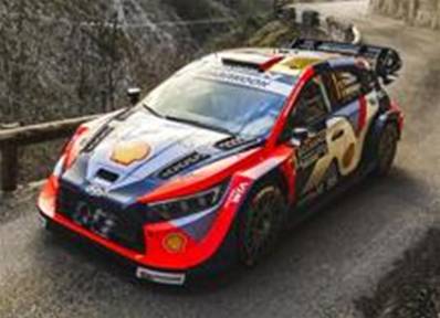 HYUNDAI i20N Rally1 N°1 Rallye Monte Carlo 2025 T. Neuville - M. Wydaeghe