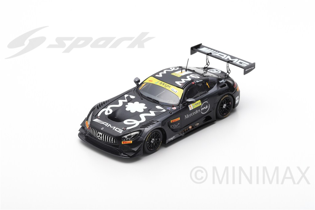 MERCEDES-AMG GT3 N°1 3ème FIA GT World Cup Macau 2018 Edoardo Mortara (500ex)
