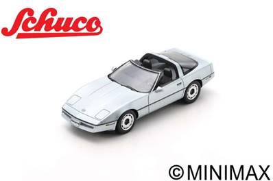 CORVETTE C4 Silver Open Gris