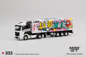 MERCEDES-BENZ Actros avec Container 40ft "LBWK Kuma Graffiti" LHD 1/64