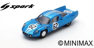 ALPINE A210 N°62 9ème 24H Le Mans 1966 H. Grandsire - L. Cella