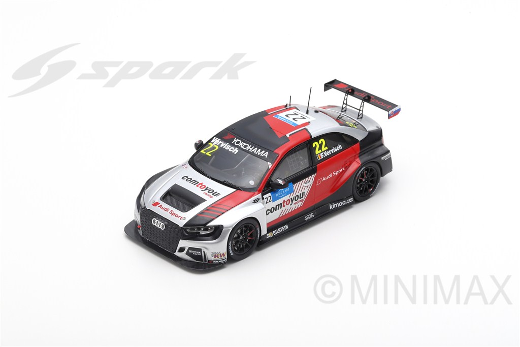 AUDI RS3 LMS N°22 Comtoyou Team Audi Sport  2ème Race 2 WTCR 2019 Marrakech - Frédéric Vervisch