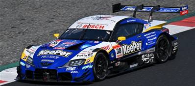 TOYOTA GR Supra N°38 TGR TEAM KeePer CERUMO GT500 SUPER GT 2025 H. Ishiura - T. Oyu