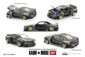 NISSAN Skyline GT-R (R34) Kaido Works Greddy V2 1999 1/64