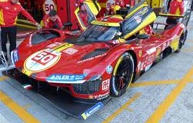 FERRARI 499P N°50 Ferrari AF Corse Vainqueur 24H Le Mans 2024 A. Fuoco - M. Molina - N. Nielsen 1/18