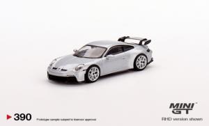 PORSCHE 911 (992) GT3 GT Silver Metallic LHD 1/64