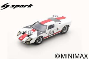 FORD GT40 N°59 24H Le Mans 1966 S. Scott - P. Revson