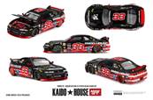 NISSAN Skyline GTR (R33) Black Kaido Cat 1995 1/64