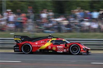 FERRARI 499P N°50 FERRARI AF CORSE 5ème 24H Le Mans 2023 A. Fuoco - M. Molina - N. Nielsen