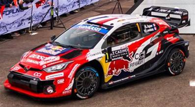 TOYOTA GR Yaris Rally1 N°1 TOYOTA GAZOO RACING WRT 3ème Rallye Monte Carlo 2026 S. Ogier - V. Landais