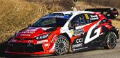 TOYOTA GR Yaris Rally1 N°18 TOYOTA GAZOO RACING WRT Rallye Monte Carlo 2026 T. Katsuta - A. Johnston