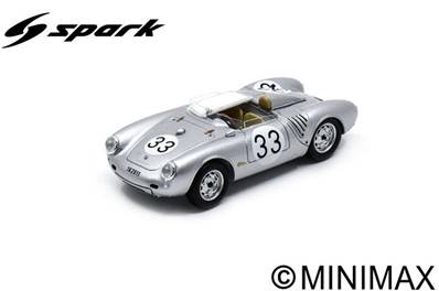 PORSCHE 550A N°33 24H Le Mans 1957 H. Herrmann - R.von Frankenberg
