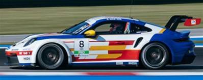 PORSCHE 911 GT3 Cup N°8 Porsche Carrera Cup Champion Italie 2025 Keagan Masters
