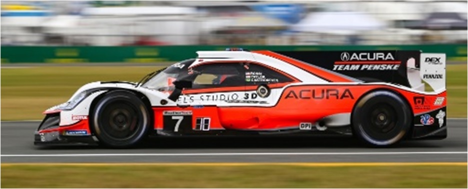 ACURA DPi ARX-05 N°7 Acura Team Penske 3ème place 24H Daytona 2019 H. Castroneves, A. Rossi, R. Tayl