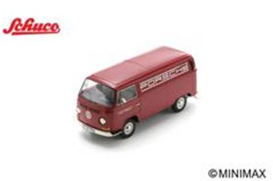VW T2a box van PORSCHE Rouge 1/18