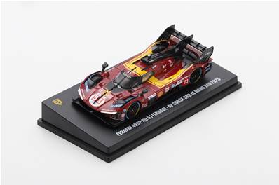 FERRARI 499P N°51 FERRARI AF CORSE 3ème 24H Le Mans 2025 A. Pier Guidi - J. Calado - A. Giovinazzi 1/64