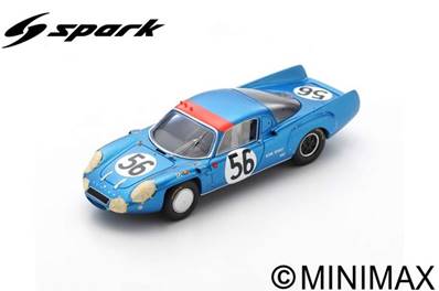 ALPINE A210 N°56 24H Le Mans 1967 G. Larrousse - P. Depailler