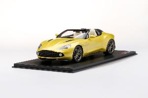 ASTON MARTIN Vanquish Zagato Speedster Cosmopolitan Yellow 1/18