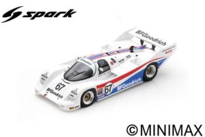 PORSCHE 962C N°67 2ème 24H Daytona 1988   B. Wollek - M. Baldi - B. Redman (500ex) 