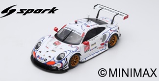 PORSCHE 911 RSR N°911 1er  GTLM class Petit Le Mans 2018 Pilet-Tandy -Makowiecki